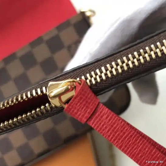 First bags ru Vuitton Felicie Pochette Louis Bag N63032 Damier 0514